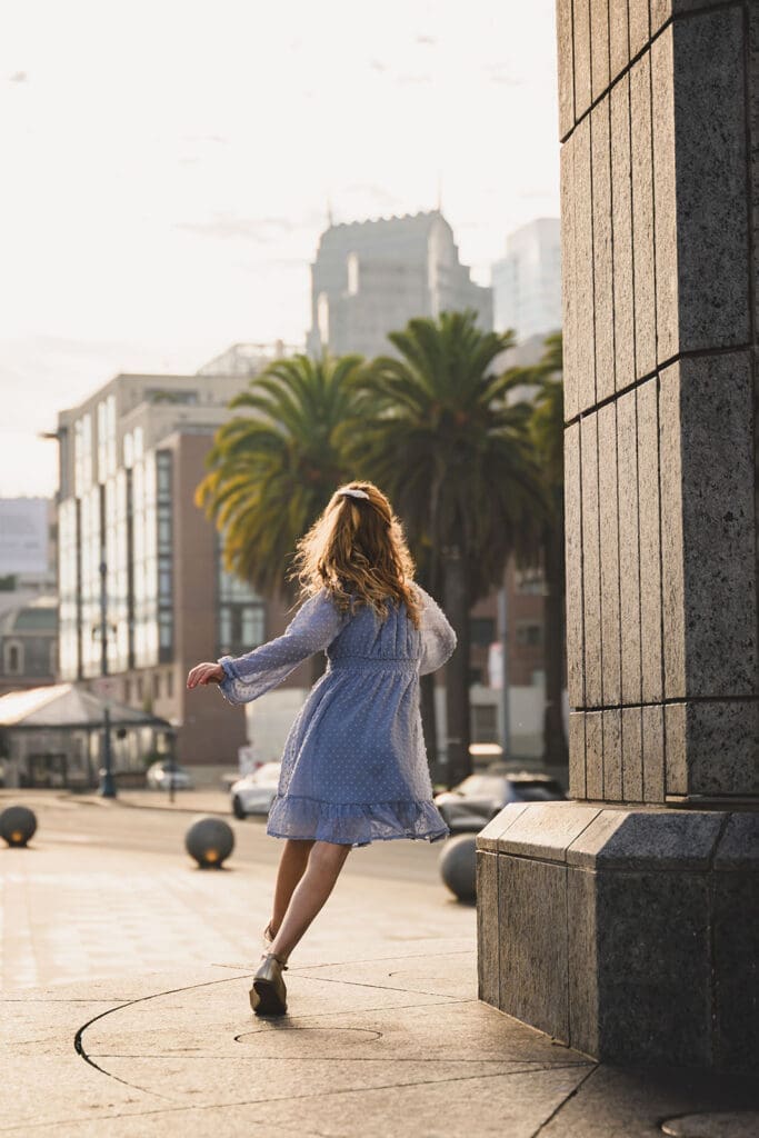  Family photos at the San Francisco Ferry Building with three young children playing along the Embarcadero | Mini Anna Photography