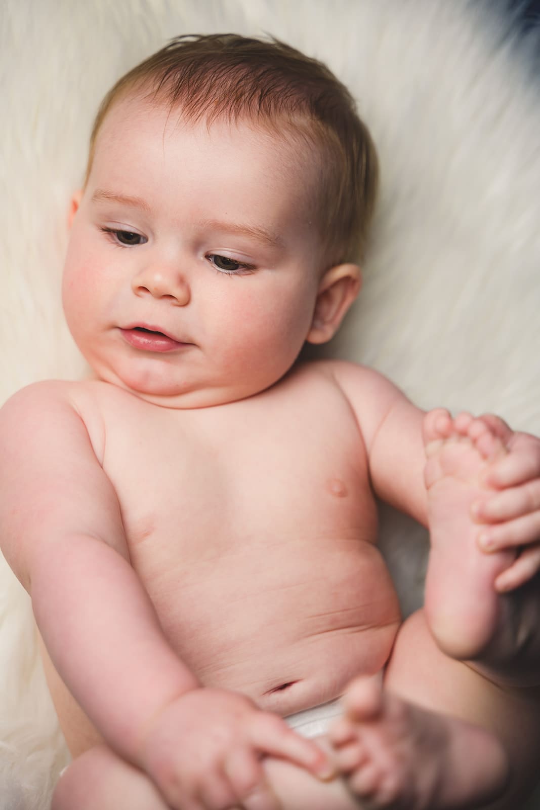 Bay Area baby milestone photography by mini anna photography