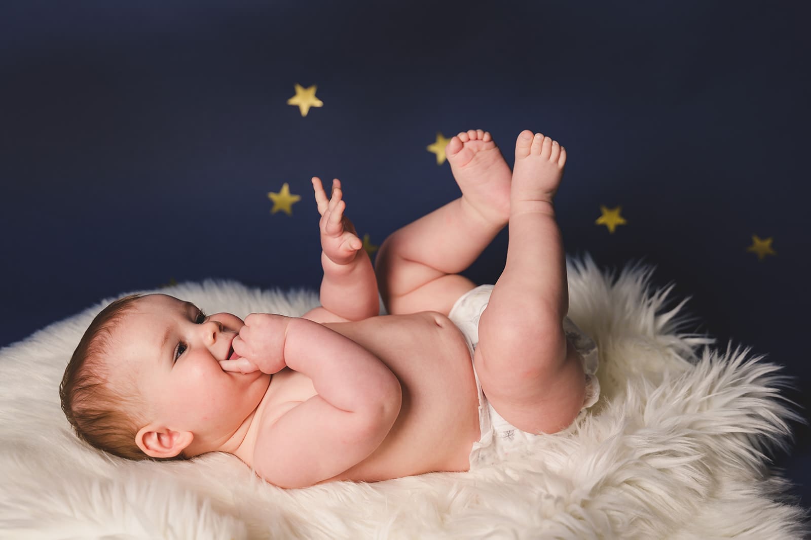 Bay Area baby milestone photography by mini anna photography