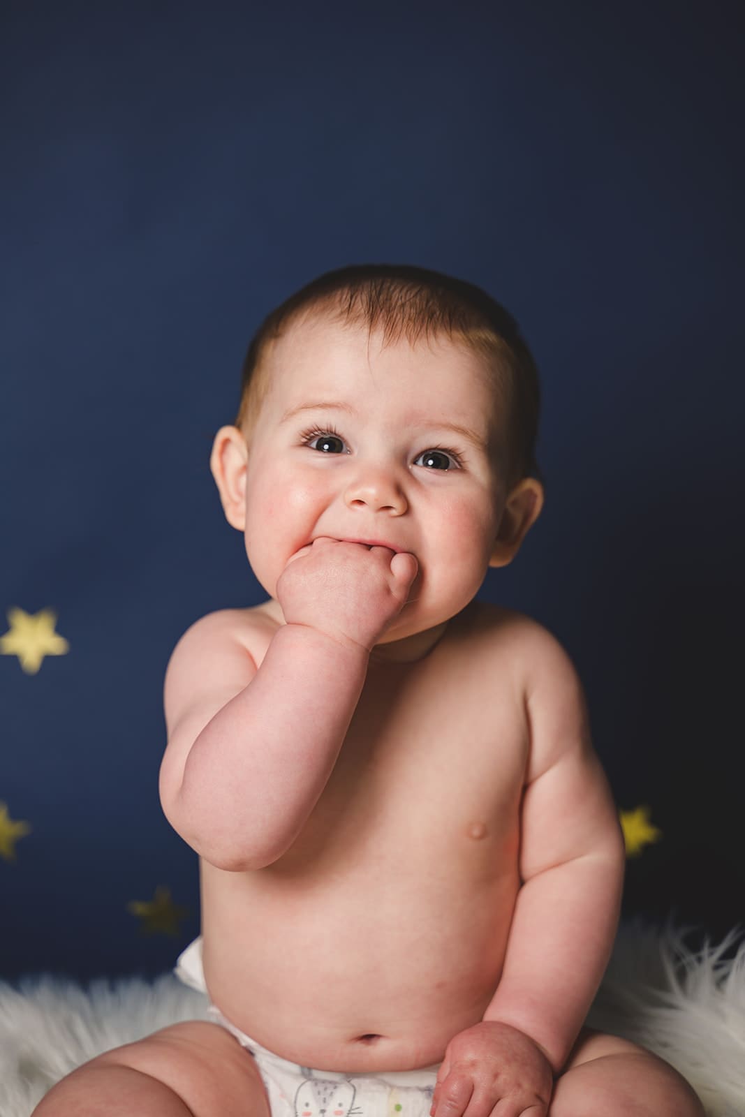 Bay Area baby milestone photography by mini anna photography
