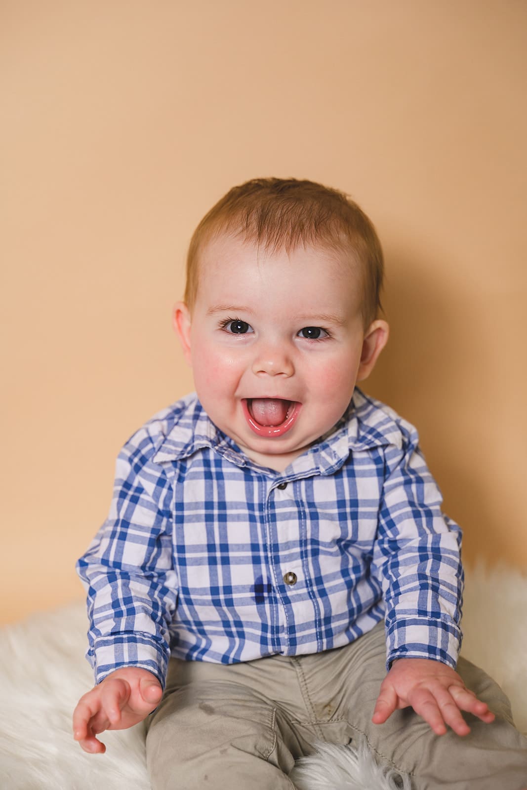 Bay Area baby milestone photography by mini anna photography