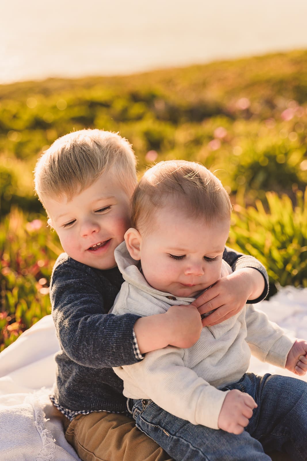 Bay Area baby milestone photography by mini anna photography