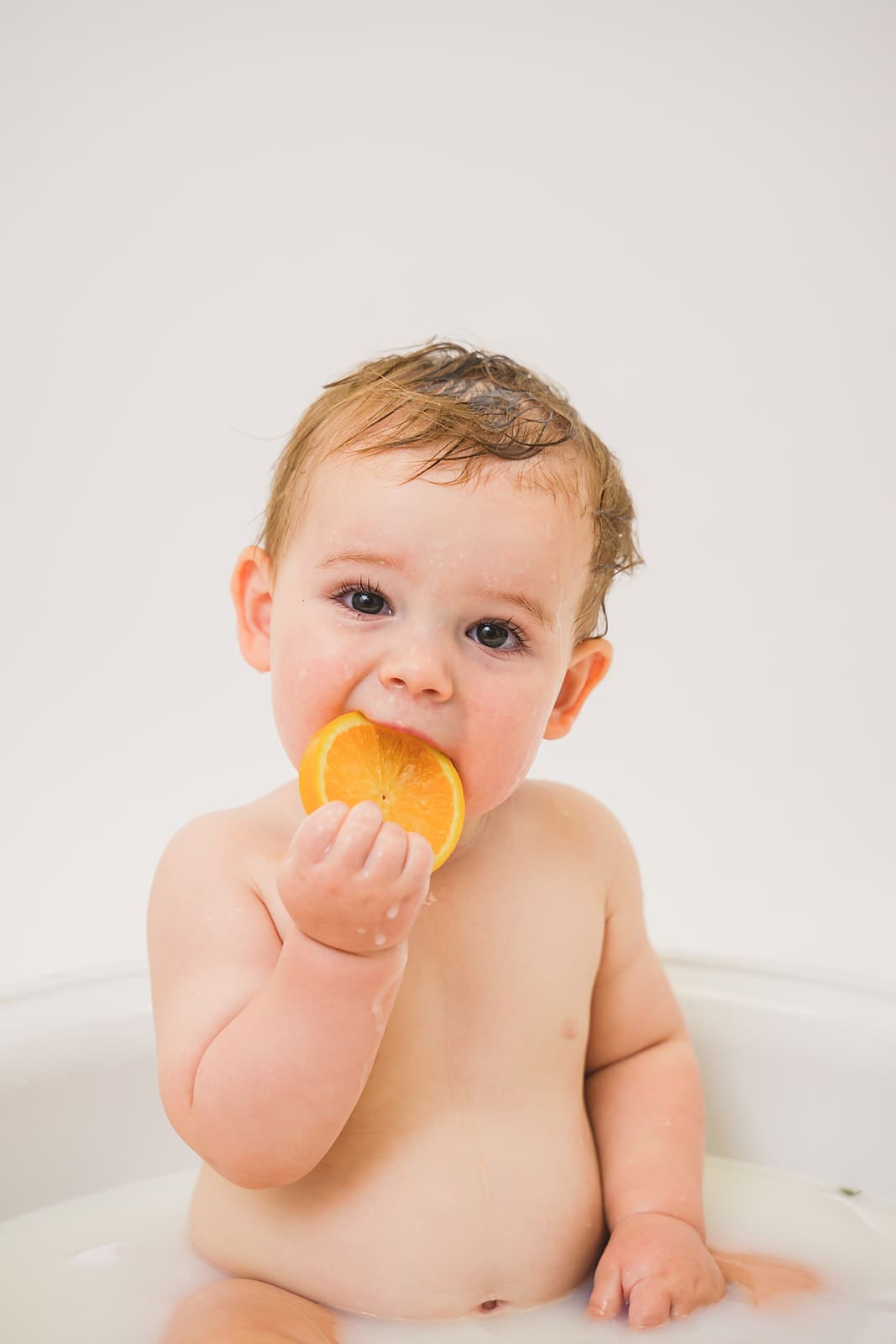 Bay Area baby milestone photography by mini anna photography